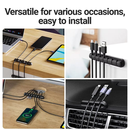ClipNester Cable Organizer Clips — Keep Every Cord in Place